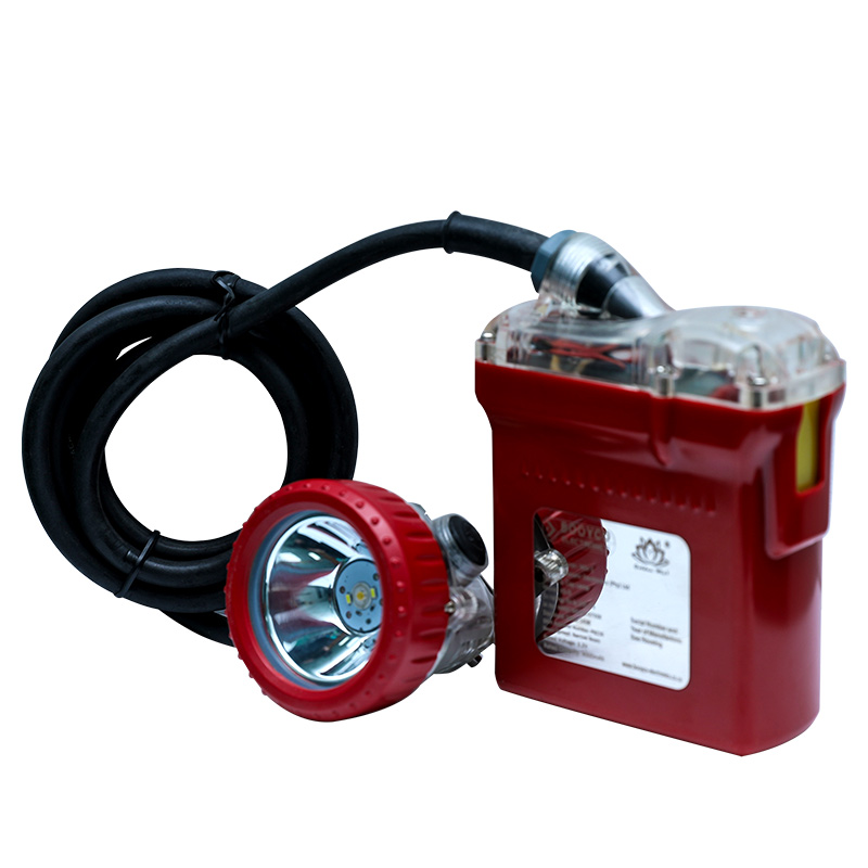 Lampa górnicza K5-D w kolorze bordowym